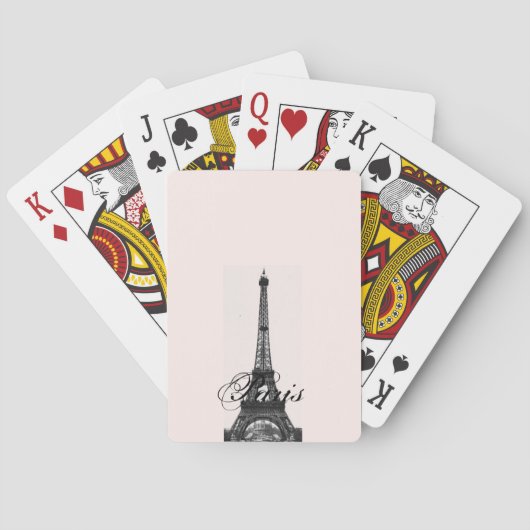 Jeu De Cartes Paris – La Tour Eiffel pastel Eiffelturm (dos)