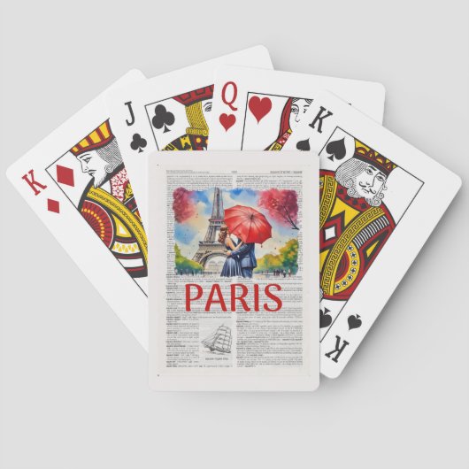 JEU DE CARTES PARIS SCENE (dos)