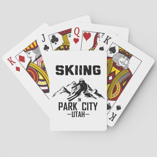 Jeu De Cartes Park city Utah (dos)