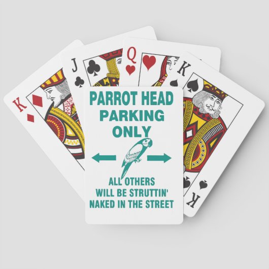 Jeu De Cartes Parking uniquement (dos)