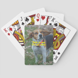 Jeu De Cartes Parlez-moi, je suis tout le beagle d'oreilles