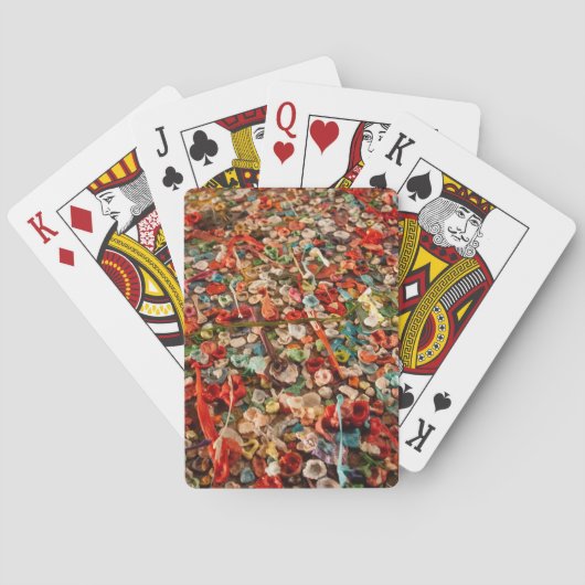 Jeu De Cartes Paroi de gomme colorée (dos)