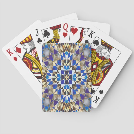 Jeu De Cartes Parquet bleu (dos)
