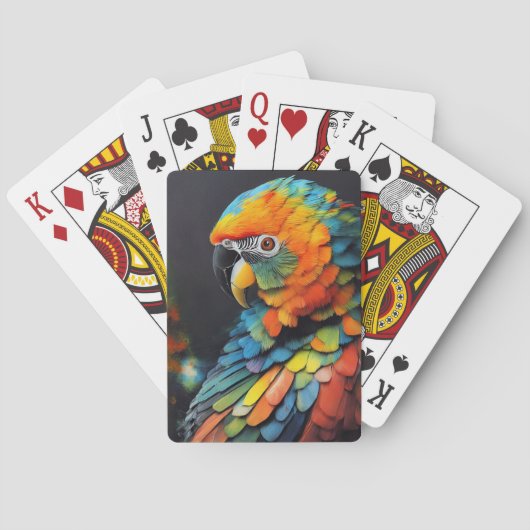 Jeu De Cartes Parrot Oiseau Animal Discovery Aventure Nature (dos)