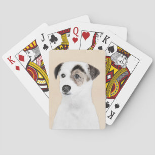 Jeu De Cartes Parson Jack Russell Terrier Peinture - Chien Art