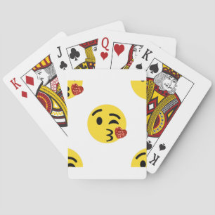 Jeu De Cartes parties scintillant baiser émoji