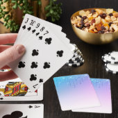 Jeu De Cartes Parties scintillant bleue Ombré Glam Sparkle (In Situ)