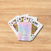 Jeu De Cartes Parties scintillant d'anniversaire goutte holograp