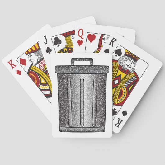 Jeu De Cartes Parties scintillant de déchets (dos)
