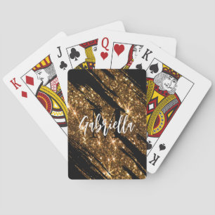 Jeu De Cartes Parties scintillant d'or