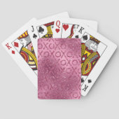 Jeu De Cartes Parties scintillant rose XOXO (dos)