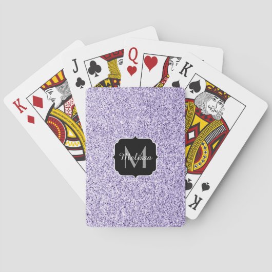 Jeu De Cartes Parties scintillant violet ultra violet brillant M (dos)