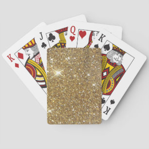 Jeu De Cartes Parties scintillantes de luxe d'or - image