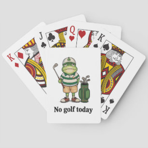 Jeu De Cartes Pas de golf aujourd'hui Grenouille Fête des pères