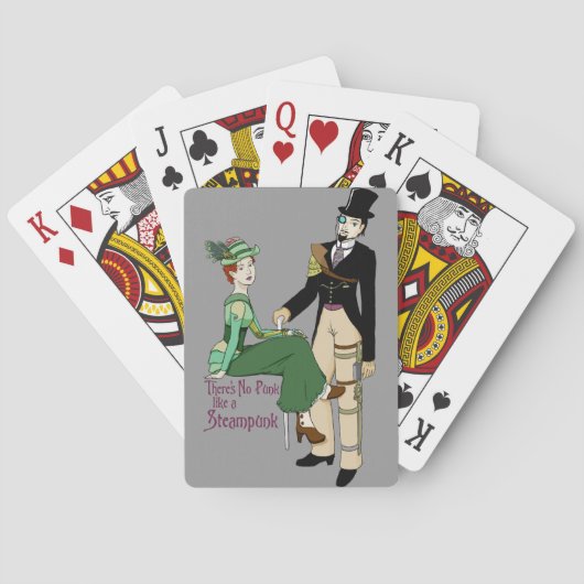 Jeu De Cartes Pas de punk comme un Steampunk (dos)