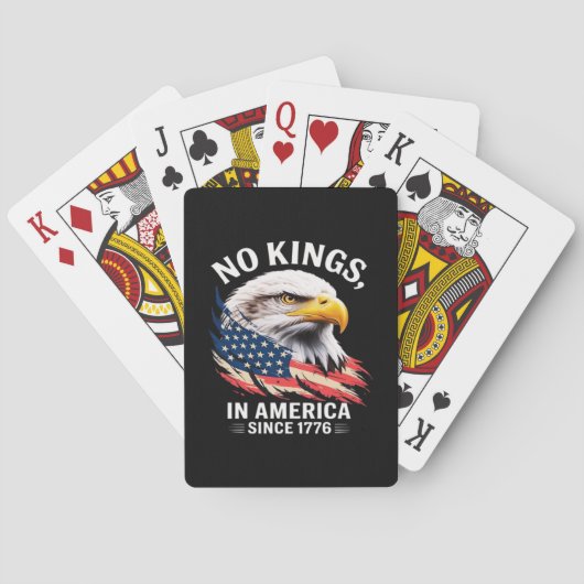 Jeu De Cartes Pas de rois en Amérique Classique Graphisme Rétro (dos)
