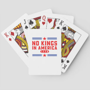 Jeu De Cartes Pas de rois en Amérique Classique Minimaliste Prop
