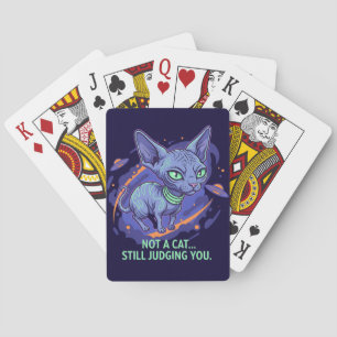 Jeu De Cartes Pas un chat qui vous juge encore Humour Art