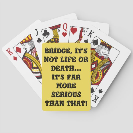 JEU DE CARTES PAS VIE OU MORT - CARTES DE JEU (dos)