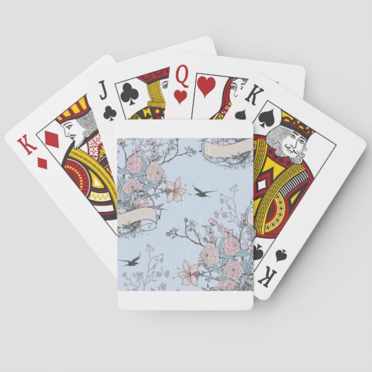 Jeu De Cartes pastel shabby chic (dos)