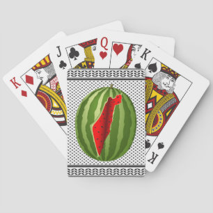 Jeu De Cartes Pastèque Palestine - Slice