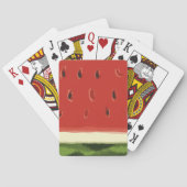 Jeu De Cartes Pastèque Rouge Lumineuse Pâque Jouer aux Cartes (dos)