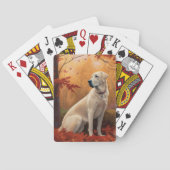 Jeu De Cartes Pasteur anatolien en automne Feuilles automne Insp (dos)