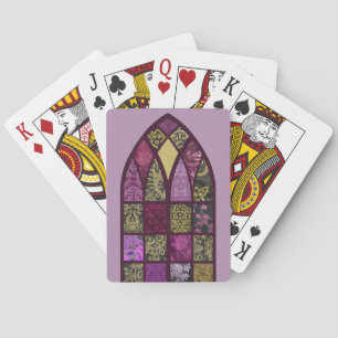 Jeu De Cartes Patchwork Arch à Raspberry
