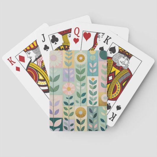 Jeu De Cartes Patchwork de Prairie (dos)