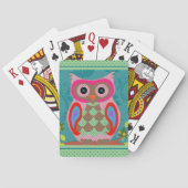 Jeu De Cartes Patchwork Owl Folk Art (dos)