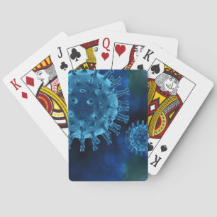 Jeu De Cartes Pathogène de l'infection par le virus covidé