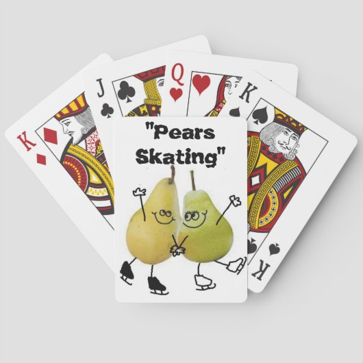 Jeu De Cartes "Patinage à poires" (dos)