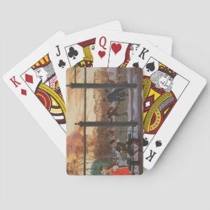 Jeu De Cartes Patinoire en hiver (par Konstantin Somov)