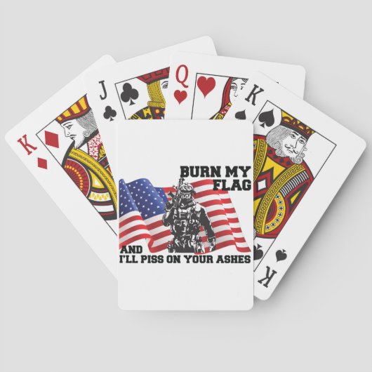 Jeu De Cartes Patriote américain (dos)
