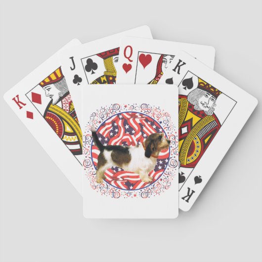 Jeu De Cartes Patriotic Petit Basset Griffon (dos)