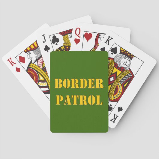 JEU DE CARTES PATROUILLE FRONTALIÈRE (dos)