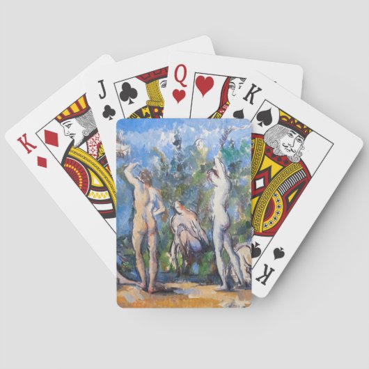 Jeu De Cartes Paul Cezanne - Cinq Bathères (dos)