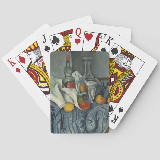 Jeu De Cartes Paul Cezanne | la bouteille de menthe poivrée, (dos)