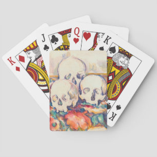 Jeu De Cartes Paul Cezanne - Les Trois Crânes Aquarelle