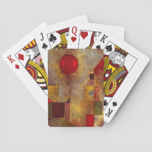 Jeu De Cartes Paul Klee Red Balloon Abstrait Art Coloré