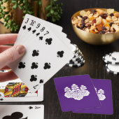 Jeu De Cartes Paulownia avec 5-7 fleurs (In Situ)