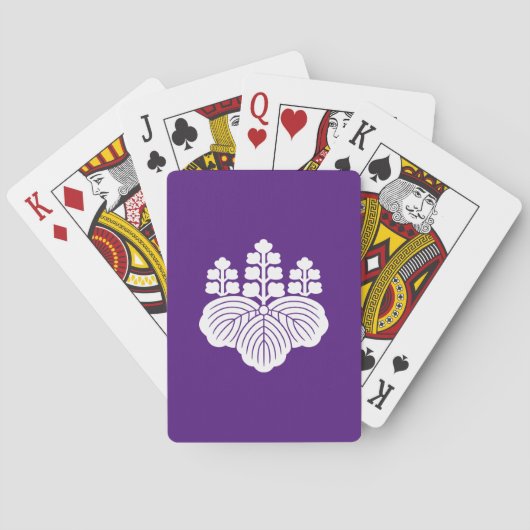 Jeu De Cartes Paulownia avec 5-7 fleurs (dos)