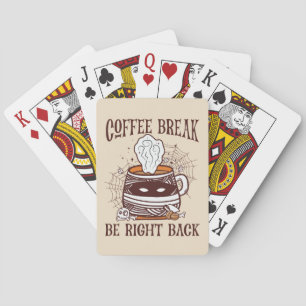 Jeu De Cartes Pause café - Thème Halloween