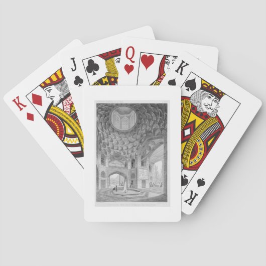 Jeu De Cartes Pavillon des huit paradis, à Isphahan, de (dos)