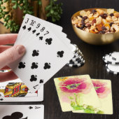 Jeu De Cartes Pavots peints 2 d'aquarelle (In Situ)