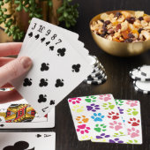 Jeu De Cartes Paws colorés pour chiens (In Situ)