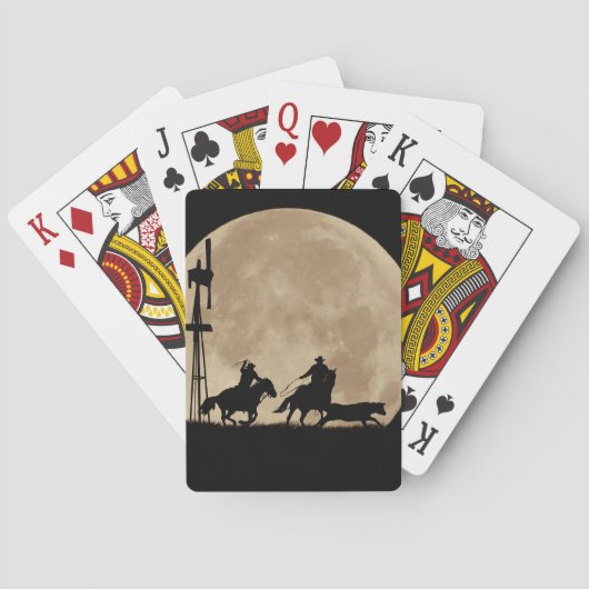 Jeu De Cartes Pays Western Roping Cowboys (dos)