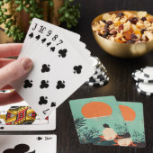 Jeu De Cartes Paysage Abstrait de Boho (22) (In Situ)