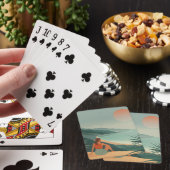 Jeu De Cartes Paysage Abstrait de Boho (9) (In Situ)