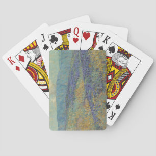 Jeu De Cartes Paysage avec fleurs bleues (par Granville Redmond)
